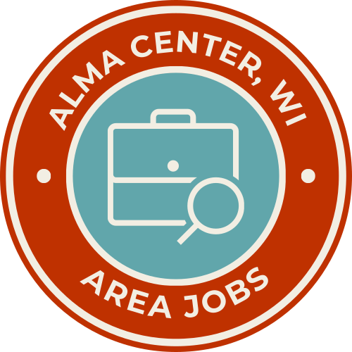 ALMA CENTER, WI AREA JOBS logo